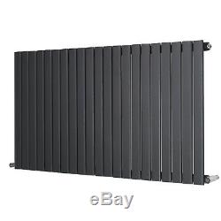 Anthracite Horizontal Designer Flat Panel Central Heating Radiator 600x1428mm