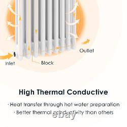 Anthracite Radiator Vertical Double Flat Panel Central Heating Tall Rad 1600x452