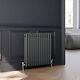 Anthracite Traditional Cast Iron Radiator 2 3 Column Grey Central Heating Rads