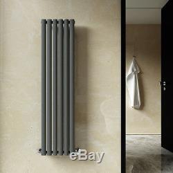 Anthracite Vertical Designer Radiator Oval Column Single&Double Central Heating