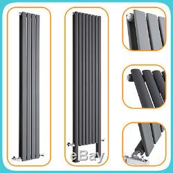 Anthracite Vertical Designer Radiators Upright Column Modern Central Heating