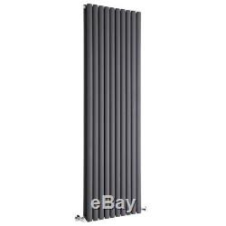 Anthracite Vertical Double Panel Central Heating Designer Radiator 1780 x 590mm