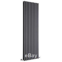 Anthracite Vertical Double Panel Central Heating Designer Radiator 1780 x 590mm