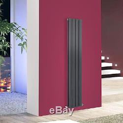 Anthracite Vertical Flat Panel Designer Radiator Bathroom Central Heating Rads