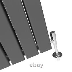 Anthracite Vertical Radiator Double 1800x608 mm Flat Panel Central Heating Rads