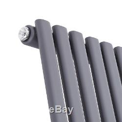 Anthracite Wave Style Single Panel Designer Radiator 1600x460mm Central Heating