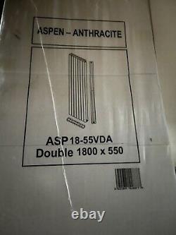 Anthracite designer radiator Double