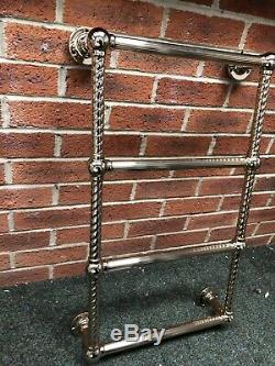 Antique Brass Gold Traditional Heated Towel Radiator Warmer Central Heating