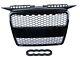 Audi A3 8p 8pa 2005-2008 Rs Style Gloss Black Honeycomb Radiator Bumper Grille