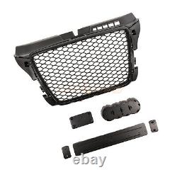 Audi A3 S3 8p 2008-2012 Rs Style Grille Gloss Black Honeycomb Radiator Bumper