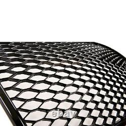 Audi A4 B7 2004-2007 Rs Rs4 Style Grille Gloss Black Honeycomb Radiator Bumper