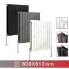 Bathroom Designer Radiator Flat Panel Oval Column Towel Rail Central Heating Rad