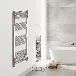 Bathroom Straight Curved Heated Towel Rail Radiator Chrome Black Ladder Warmer