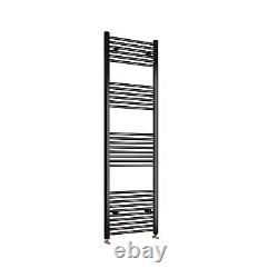 Bathroom Straight Curved Heated Towel Rail Radiator Chrome Black Ladder Warmer