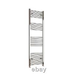 Bathroom Straight Curved Heated Towel Rail Radiator Chrome Black Ladder Warmer