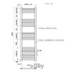 Bathroom Straight Curved Heated Towel Rail Radiator Chrome Ladder Warmer