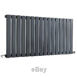 Best Home Radiator Large Anthracite Horizontal Single Flat Panel Central Heating