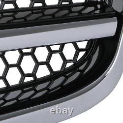 Black Chrome Amg Style Radiator Grill Grille For Mercedes Benz C Class W204 08+