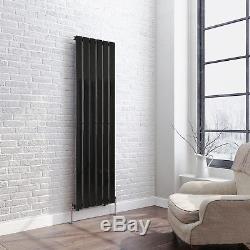 Black Designer Radiator Flat Panel Column Bathroom Heater Central Heating New