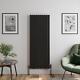 Black Designer Radiator Vertical Horizontal Flat Panel Oval Single Double Rads