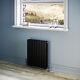 Black Radiator Designer Flat Panel Central Heating Bathroom Horizontal Rads 600