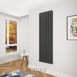 Black Stylish High Output Radiator All Size Traditional Cental Heating UK