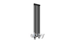 Black Traditional Column Radiator Cast Iron Style Horizontal & Vertical