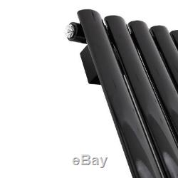 Black Vertical Designer Radiators Upright Column Modern Central Heating UK