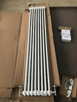 Brand New Traditional White Vertical Column Radiator Central Heating