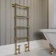 Brass Vertical Traditional Towel Rail Radiator 1200 x 479mm Regent REGBB1200