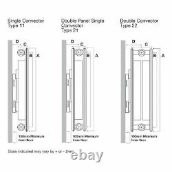 Central Heating Radiator Type 11 21 22 750mm High x 1000mm Widths-MultiBuy Trade