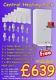 Central heating pack condensing combi boiler radiators ERP A rated thermostatic
