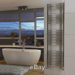 Chrome Straight Ladder Heated Towel Rails Bathroom Radiators 5 Year Guarantee