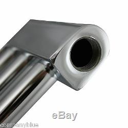 Chrome Towel Rail Rad Central Heating Bathroom Radiator 650mm (w) x 1600mm (h)