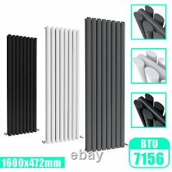 Clearance Sale Oval Column Radiators Designer Central Heating Anthracite White