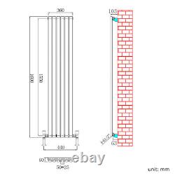 Column Radiator 1800/1600 mm Vertical Radiator Double Central Heating Tall Rads