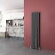 Column Radiator Vertical Double 1800 1600 mm Anthracite Central Heating Rads