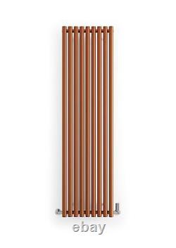 Copper Horizontal Designer Radiator Oval Column Central Heating Rads 1800x480mm