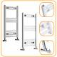 Curved Heated Towel Rail Designer Ladder Style Bathroom Radiator Central Heating