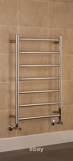 Davos Stainless Steel Central Heating Towel Rails Bathroom Radiator