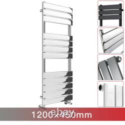 Designer Bathroom Heated Towel Rail Radiator Flat Panel Ladder Warmer Heating