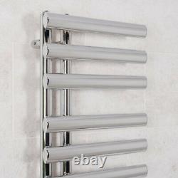 Designer Bathroom Heated Warming Towel Rail Radiator Ladder 1200 x 450 mm Chrome