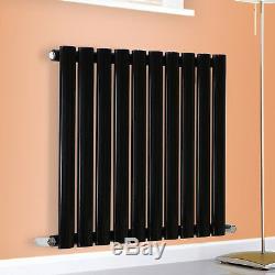 Designer Bathroom Oval Column Radiator Horizontal Bars Central Heating Rads
