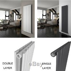 Designer Bathroom Radiator Vertical Double Single Flat Panel Central Heating UK
