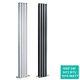Designer Central Heating Radiators White & Anthracite Double Column & Flat Panel