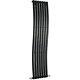 Designer Central Heating Vertical Radiator 1785mm H x 413mm W Gloss Black