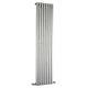 Designer Central Heating Vertical Radiator 1800mm H x 360mm W Gloss Silver