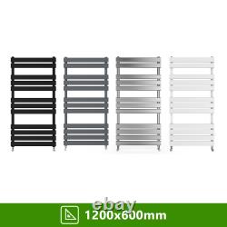 Designer Flat Panel Heated Bathroom Towel Rail Radiator Warmer Heating All Size