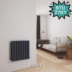 Designer Flat Panel Oval Column Radiator Horizontal Vertical Central Heating Rad