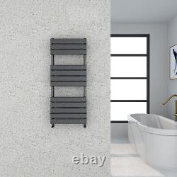 Designer Flat Panel Straight Heated Ladder Towel Rail Bathroom Radiator Rads